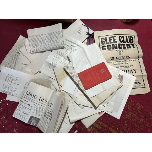 1925 Washington State Normal School Newspaper Programs Baccalaureate Huge Lot - Picture 1 of 7